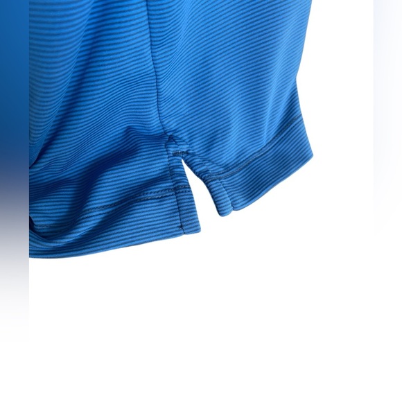 Men’s Vineyard Vines Short Sleeve Blue Stripe Golf Casual Polo Size Large - Picture 3 of 6